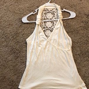 Cream colored tank top